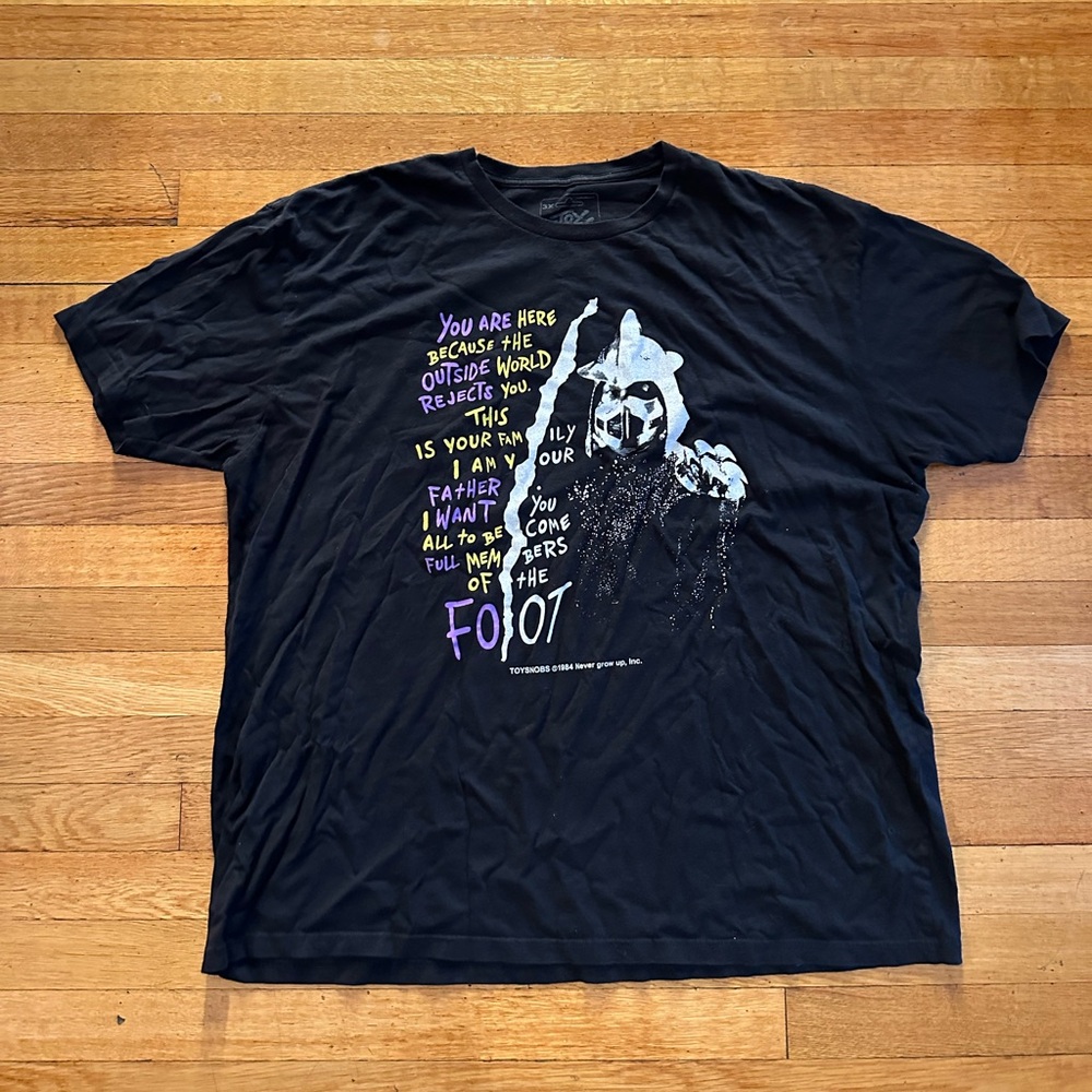 Rucking Fotten/ Toy Snobs TEENAGE MUTANT NINJA TURTLES Movie Shirt 3XL Shredder